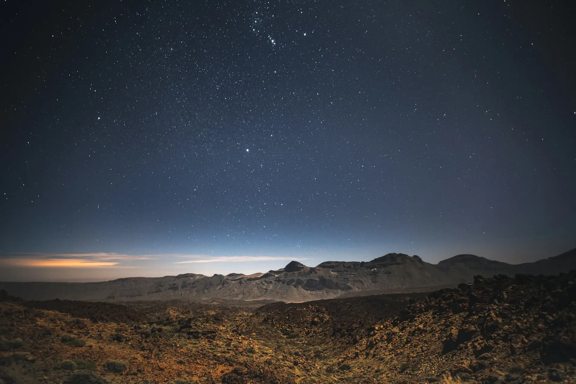 Teide night sky for hiking and trekking in Tenerife